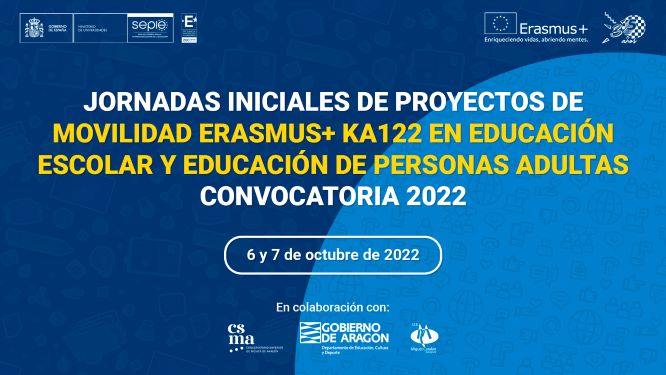 Amplia representación de docentes navarros en las jornadas iniciales Erasmus+ KA122-SCH de Zaragoza los días 6 y 7 de octubre